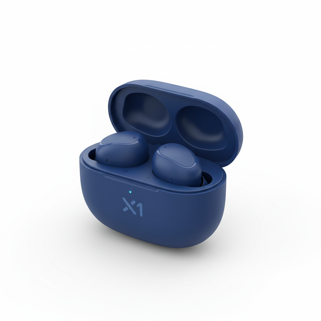 Écouteurs Bluetooth Sans Fil Pro X1 couleur Bleu