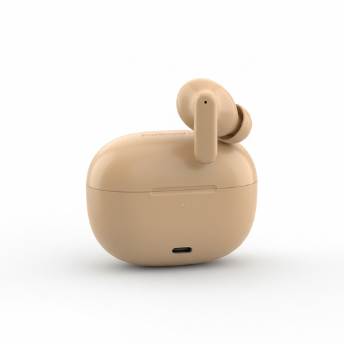 Écouteurs TWS Noise Cancelling ProSound N4 couleur Beige