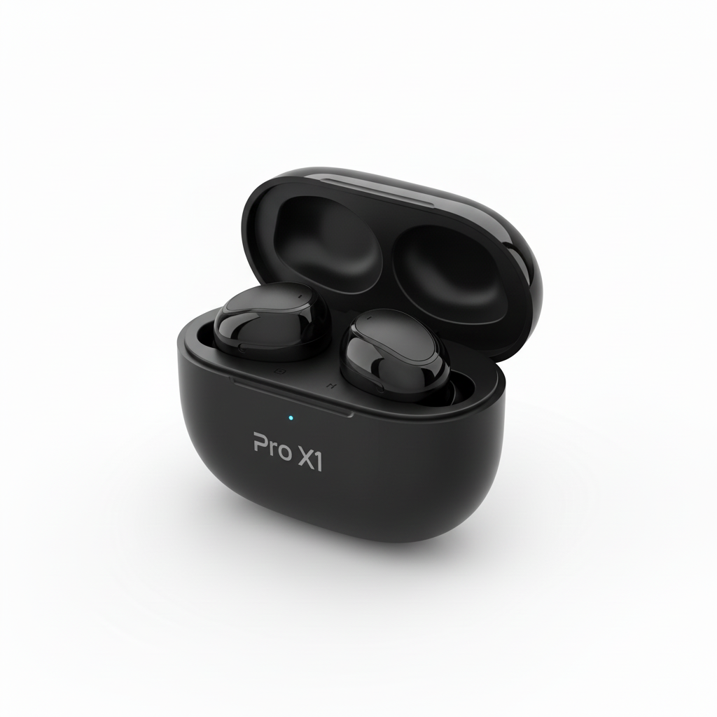 Écouteurs Bluetooth Sans Fil Pro X1 couleur Noir